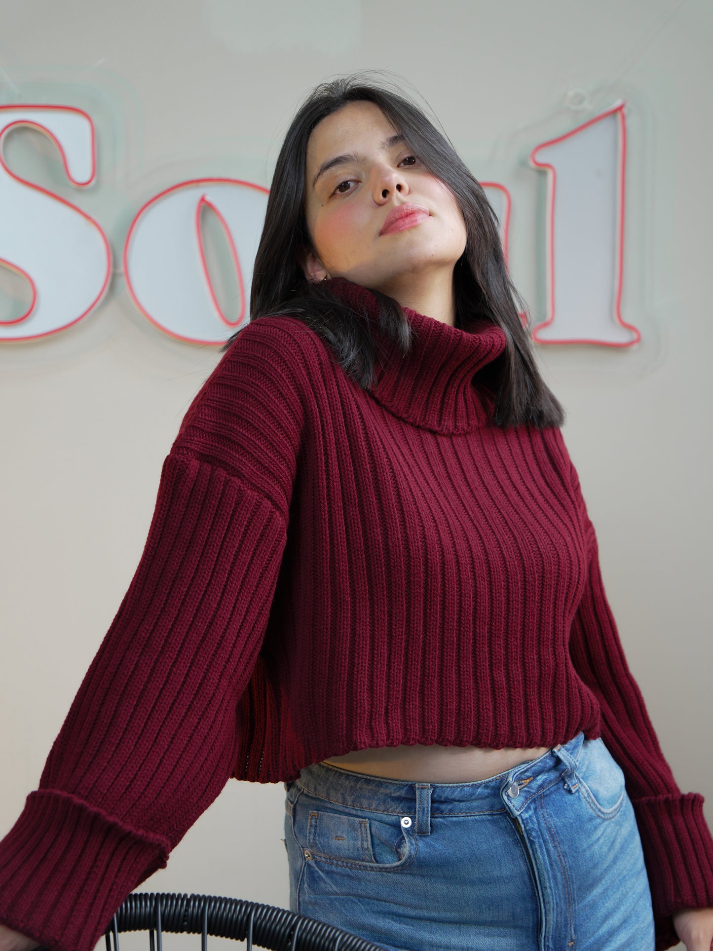 Saco cuello tortuga